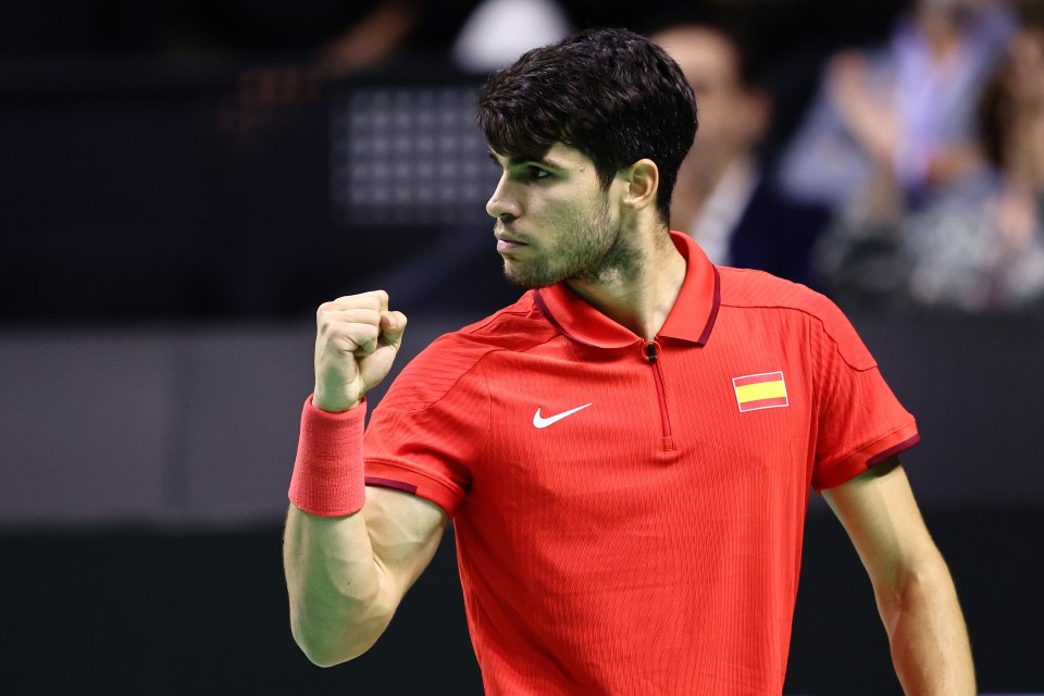 Alcaraz boasts an impressive Davis Cup record, winning five matches and lost just once