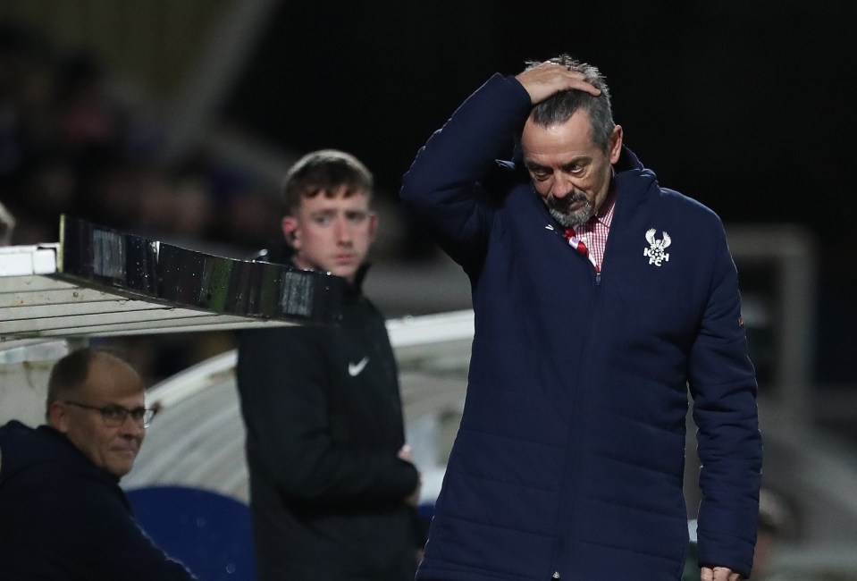 Brown is back in management just four months after being sacked by Kidderminster Harriers