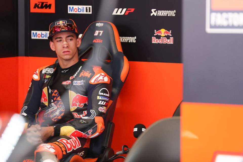 KTM appeared to be in trouble, even with top performances from elite Spaniard Pedro Acosta