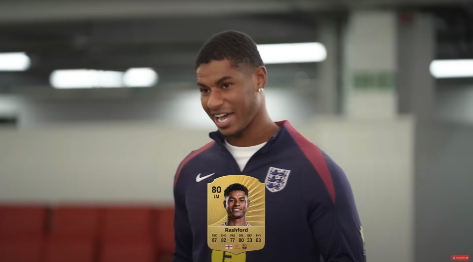 The winger won't be playing with in-game card anytime soon