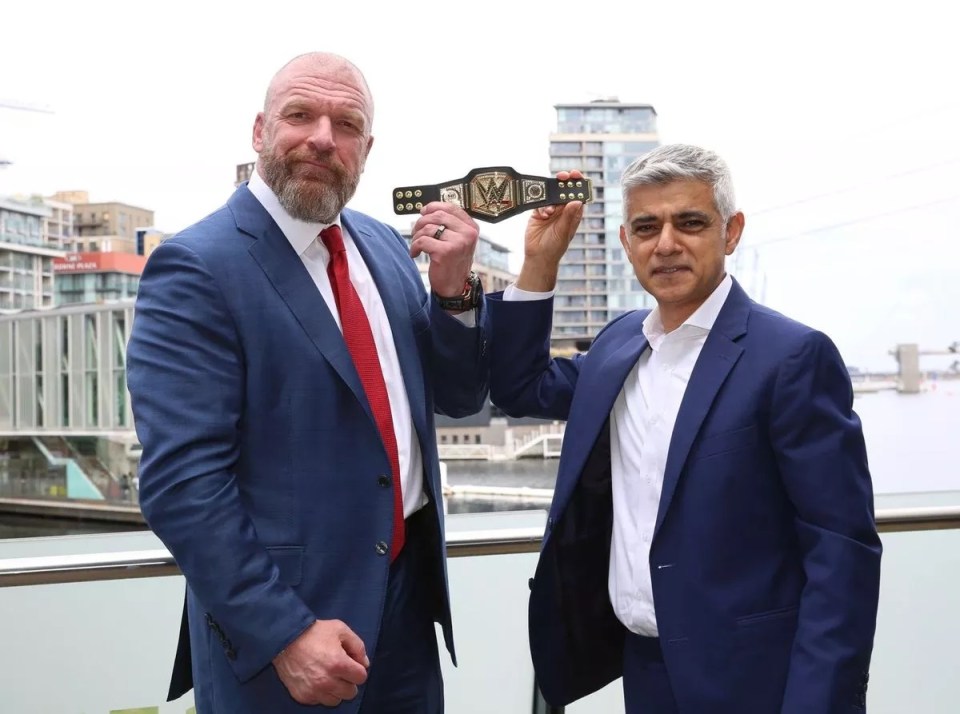 London mayor Khan has long hoped to deliver WrestleMania in London