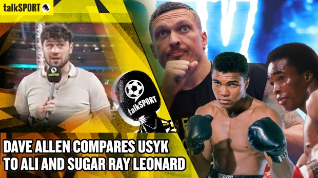 Usyk is up there with Muhammad Ali and Sugar Ray Leonard as boxing's best of all time